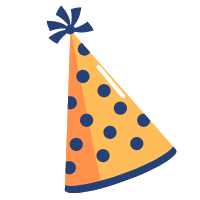 orange-birthday-party-hat